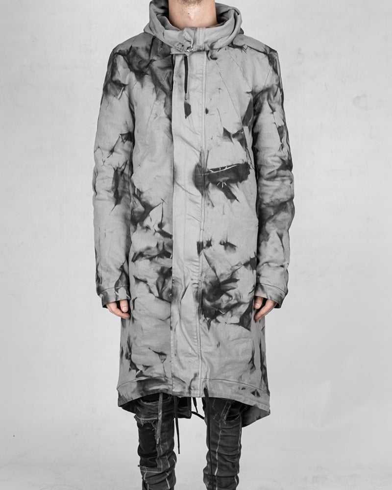 Army of me - Fishtail parka coat smoke – Stilett