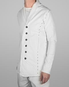 K04 - Natural white - Black stitch