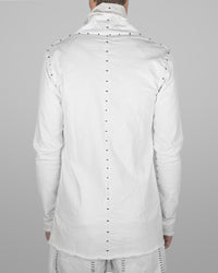 K04 - Natural white - Black stitch