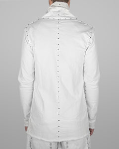 K04 - Natural white - Black stitch