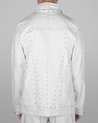 J04 - Natural white - Black stitch