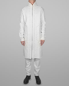 J11 - Natrual White - Black Stitch