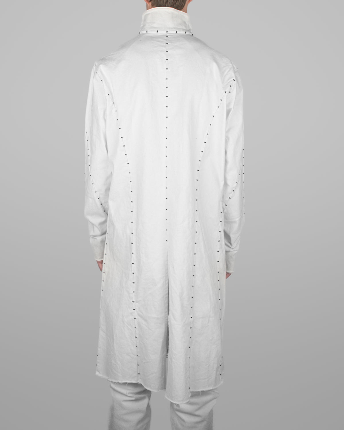 J11 - Natrual White - Black Stitch