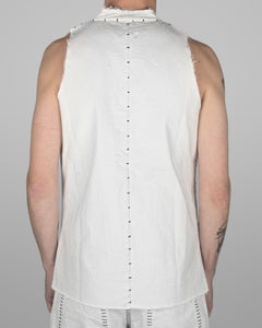 V05 - Natural white - Black stitch