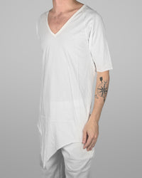 T05 V-Neck - Natural white