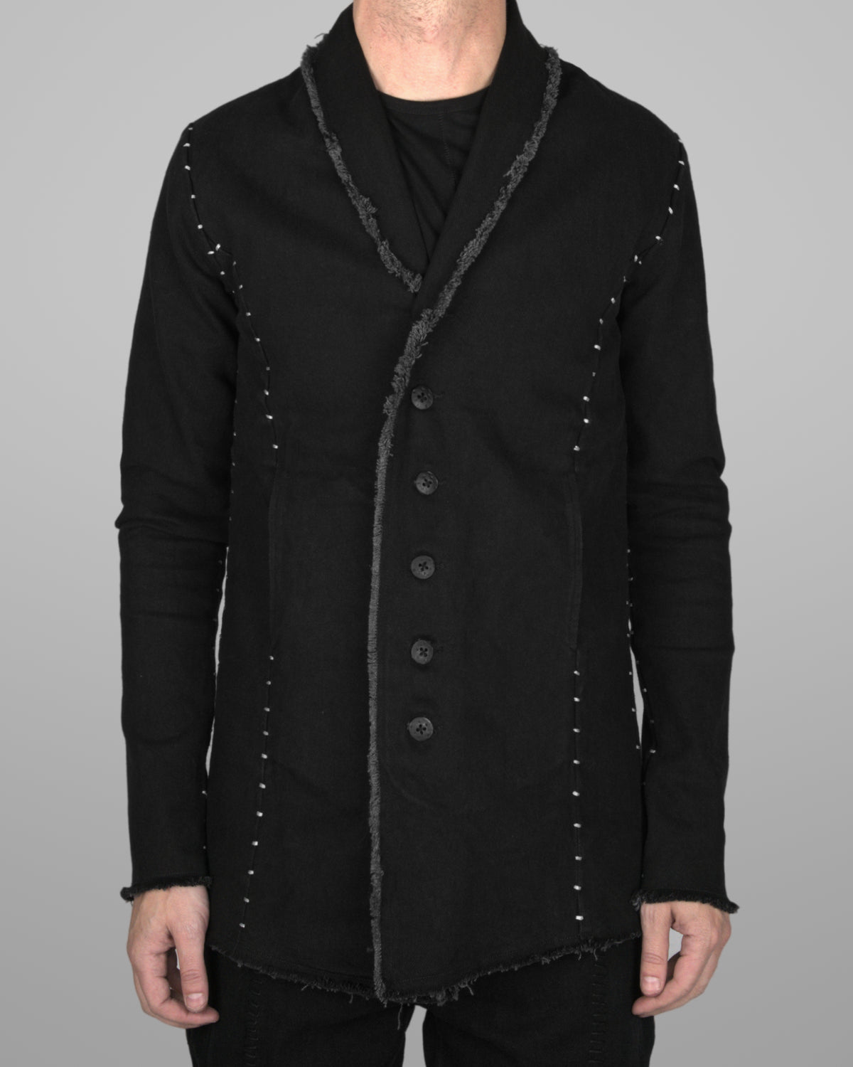 K04 - Black - White stitch