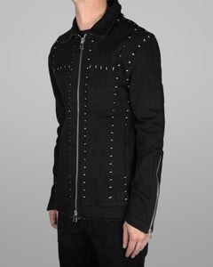 J04 - Black - White stitch