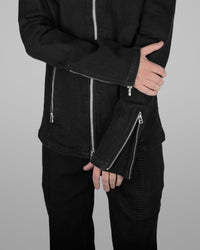 J08 - Black - Black stitch