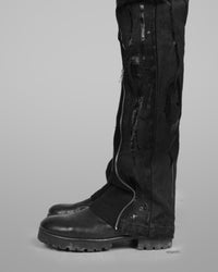 B12 - Black - Black stitch - Painted