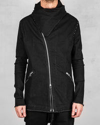 JD03BWS - Black stitch white