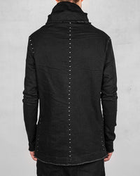 JD03BWS - Black stitch white
