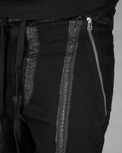 BD03BPSB - Black painted stitched black
