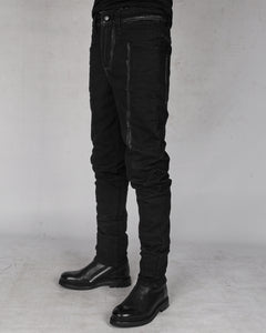 10R:son - B1001PS - Painted stitched denim trouses - Stilett.com