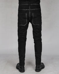 10R:son - B1001PS - Painted stitched denim trouses - Stilett.com