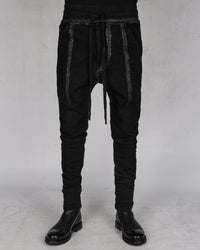 10R:son - B1002PS - Painted stitched drop denim trouses - Stilett.com