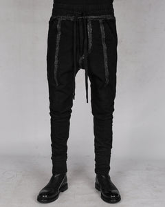 10R:son - B1002PS - Painted stitched drop denim trouses - Stilett.com