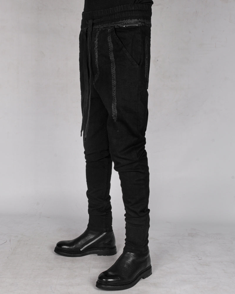 10R:son - B1002PS - Painted stitched drop denim trouses - Stilett.com