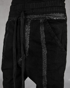 10R:son - B1002PS - Painted stitched drop denim trouses - Stilett.com