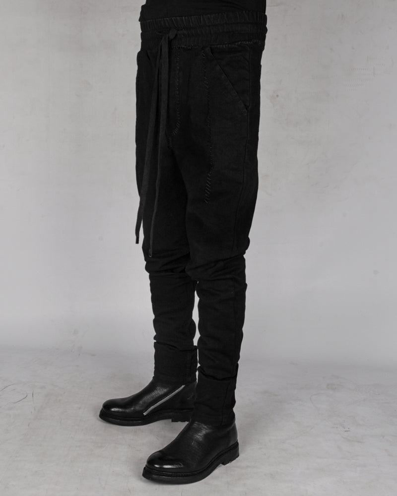 10R:son - B1002S - Stitched drop denim trousers - Stilett.com
