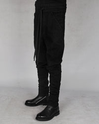 10R:son - B1002S - Stitched drop denim trousers - Stilett.com
