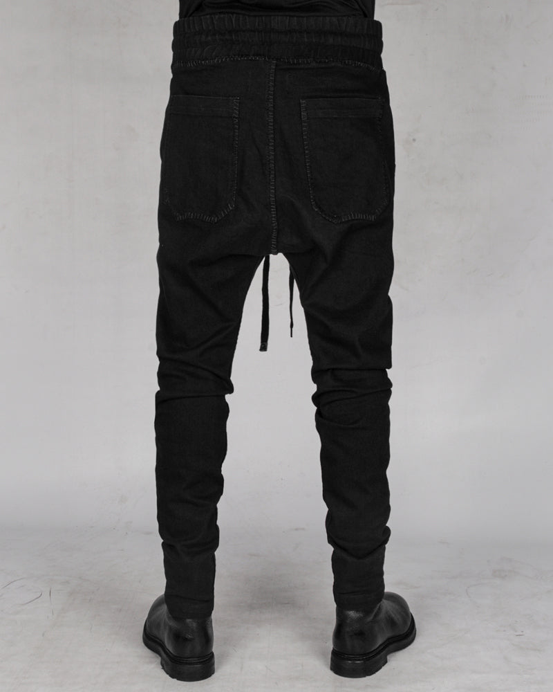 10R:son - B1002S - Stitched drop denim trousers - Stilett.com