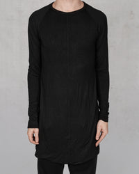 10R:son - T1005 - Long sleeve tshirt black - Stilett.com