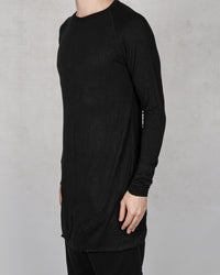 10R:son - T1005 - Long sleeve tshirt black - Stilett.com