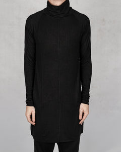 10R:son - T1006 - Long sleeve polo black - Stilett.com