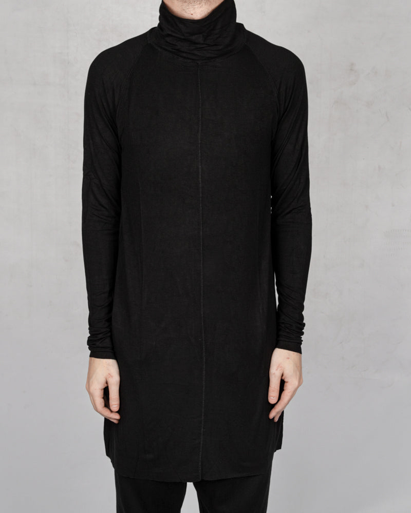 10R:son - T1006 - Long sleeve polo black - Stilett.com