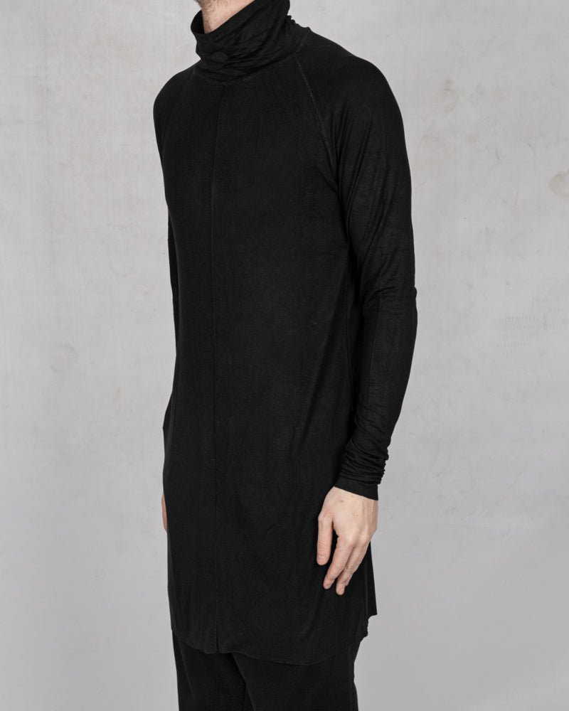 10R:son - T1006 - Long sleeve polo black - Stilett.com