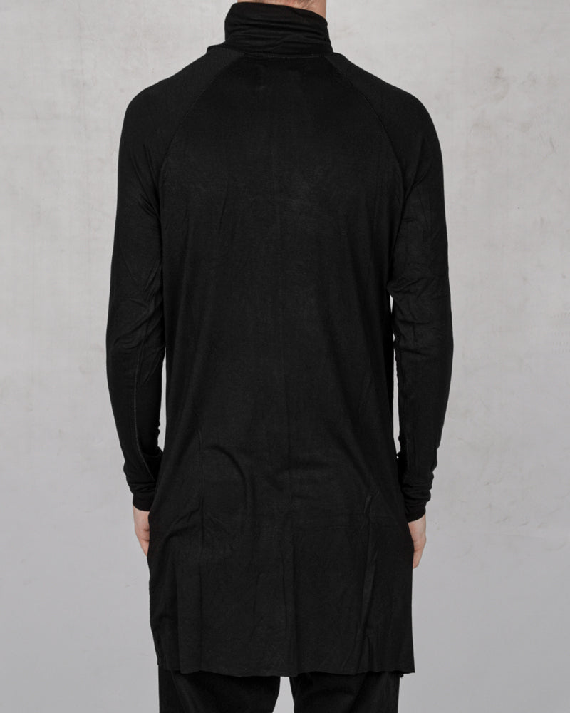 10R:son - T1006 - Long sleeve polo black - Stilett.com