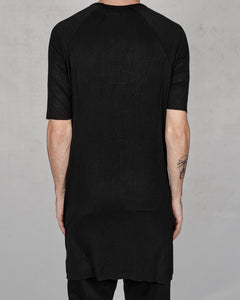 10R:son - T1002 - Long tshirt black - Stilett.com