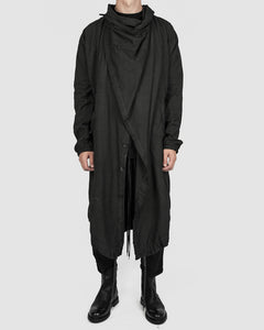 Army of me - Lightweight oversized cotton coat graphite - Stilett.com