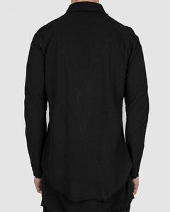 Army of me - Raglan cotton shirt black - Stilett.com