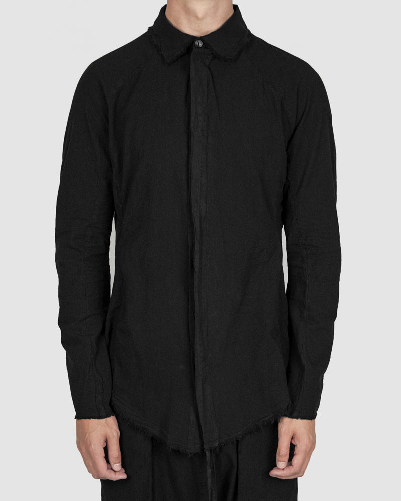 Army of me - Raglan cotton shirt black - Stilett.com