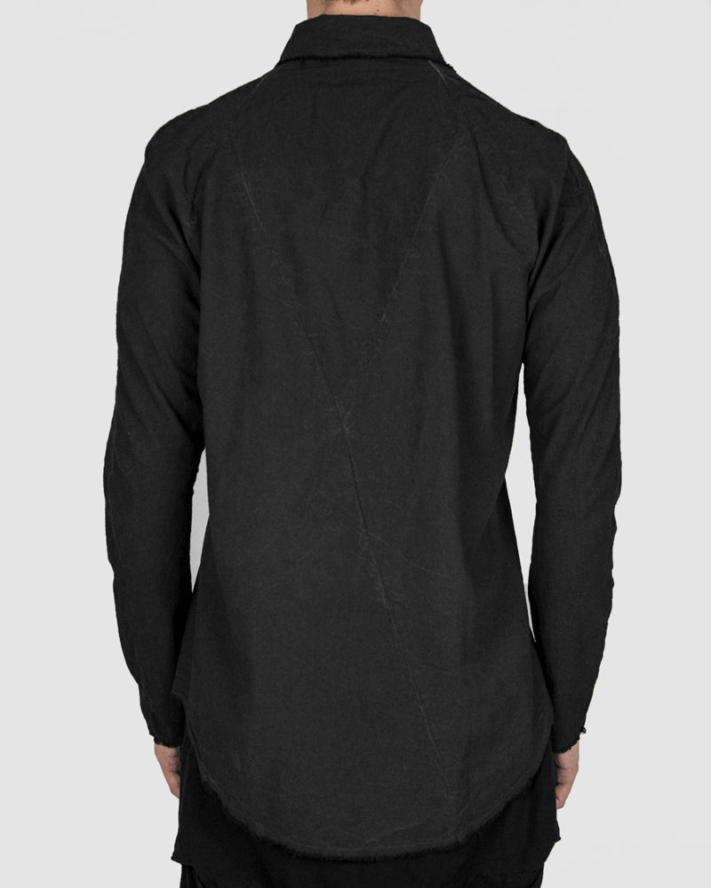 Army of me - Raglan cotton shirt graphite - Stilett.com