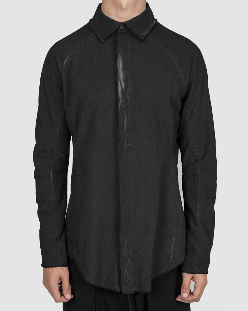 Army of me - Raglan cotton shirt graphite - Stilett.com