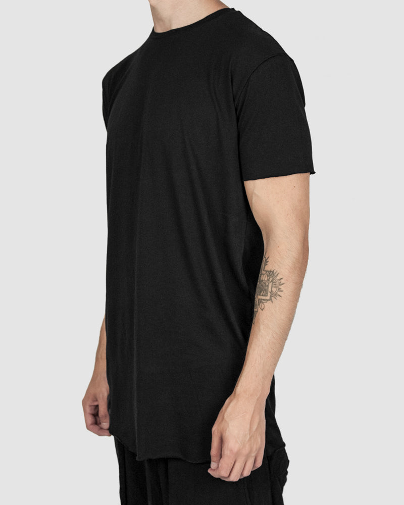 Army of me - Scar stitch detail cotton tshirt black - Stilett.com