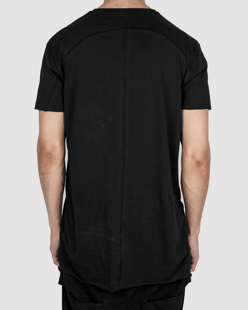 Army of me - Scar stitch detail cotton tshirt black - Stilett.com