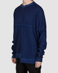 Army of me - Asymmetric hem sweatshirt royal blue - Stilett.com