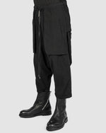 Army of me - Baggy lightweight cotton trousers black - https://stilett.com/
