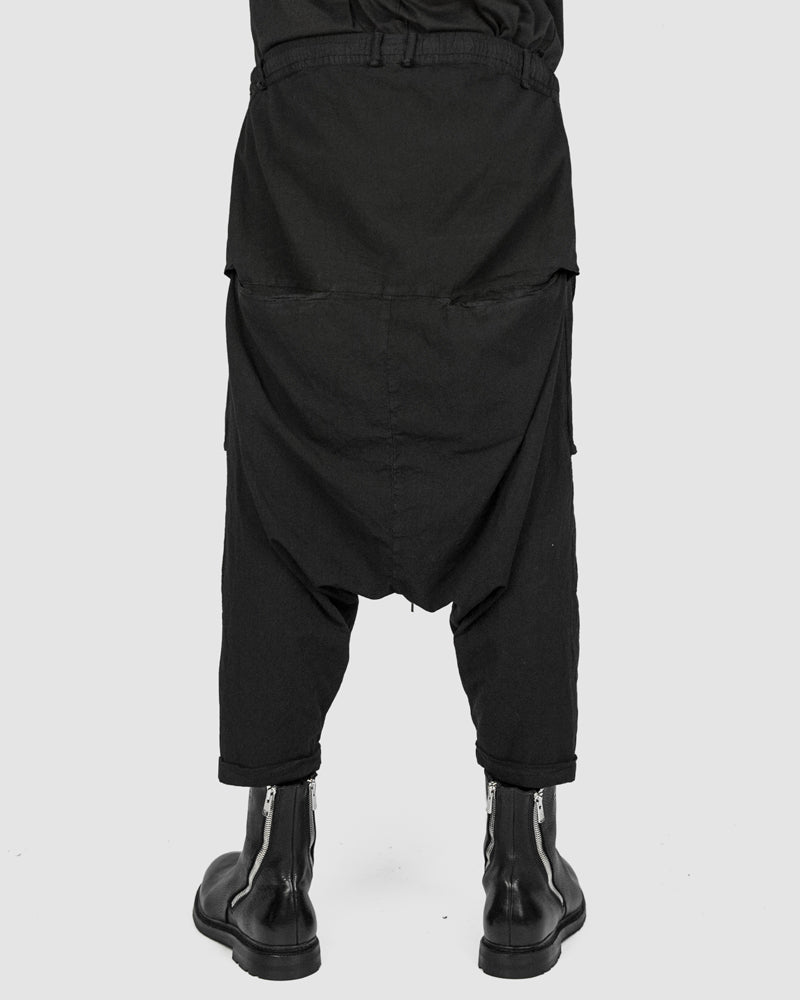 Army of me - Baggy lightweight cotton trousers black - Stilett.com