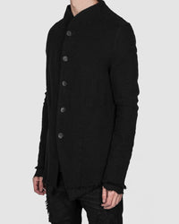 Army of me - Buttoned Layered cotton jacket black - Stilett.com