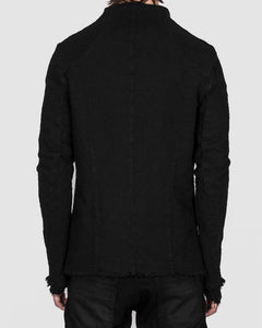 Army of me - Buttoned Layered cotton jacket black - Stilett.com