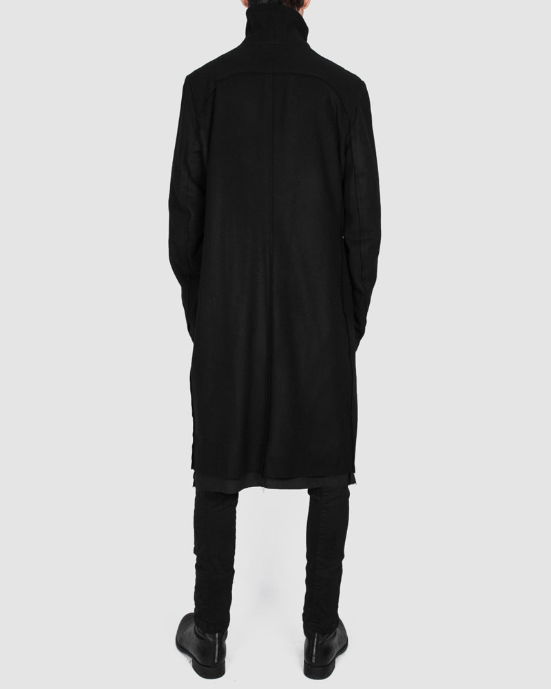 Army of me - Buttoned layered wool coat - Stilett.com