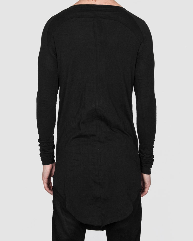 Army of me - Buttoned neck long sleeved tshirt - Stilett.com