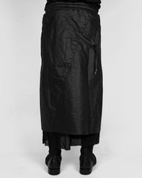 Army of me - Coated layered denim skirt - Stilett.com