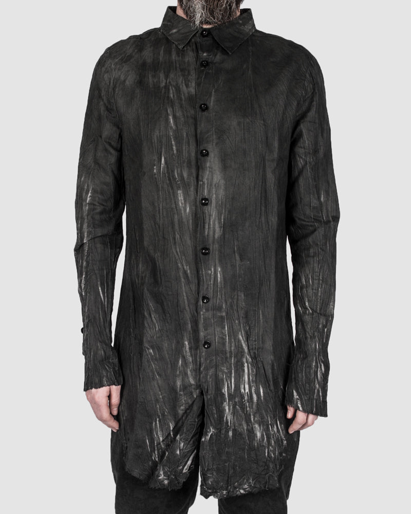 Army of me - Coated linen shirt - Stilett.com