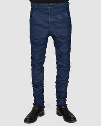 Army of me - Coated skinny trousers royal blue - Stilett.com
