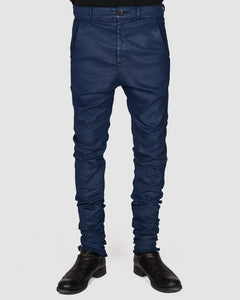 Army of me - Coated skinny trousers royal blue - Stilett.com